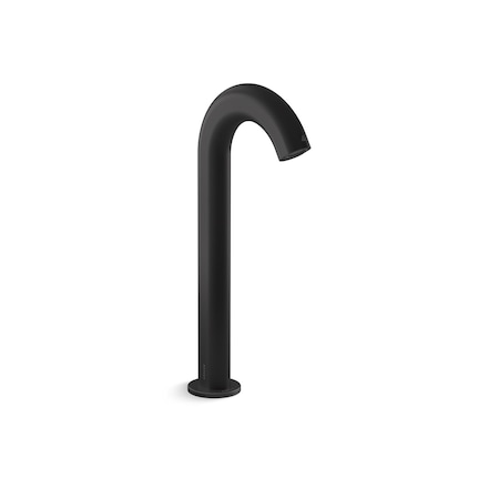 Kohler Oblo Touchless Faucet With Kinesis Sensor Technology, Ac-Powered In Matte Black 103B86-SANA-BL